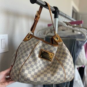 Vintage Louis Vuitton bag Galliera Handbag Damier GM